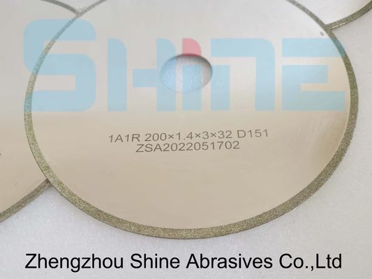 맞춤형 갈라진 1A1R 다이아몬드 바퀴와 높은 온도에서 절단 용량