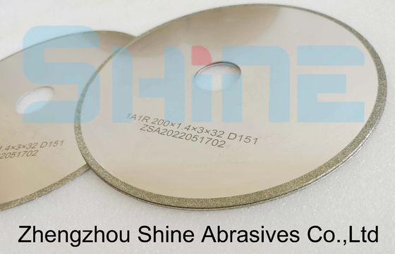 맞춤형 갈라진 1A1R 다이아몬드 바퀴와 높은 온도에서 절단 용량