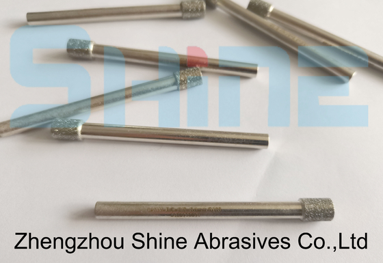 6mm Shank 다이아몬드 접착 Mandrels 내부 밀링을위한