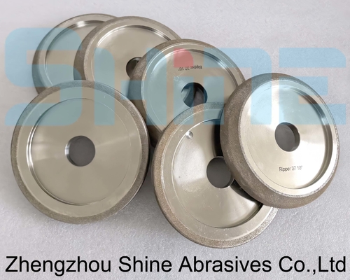띠 자루 블레이드를 날카롭게 하기 위한 127mm 전자기 장착 CBN 밀링 휠