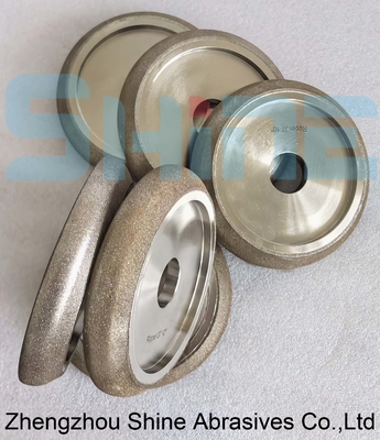 203 mm 띠 자루 刃 磨き用の電電化 CBN 磨輪
