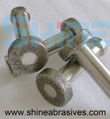 회색 결절성 주철 요업 홀을 위한 전기 도금하는 다이아몬드 연마 포인트는 굴착 비트를 봤습니다