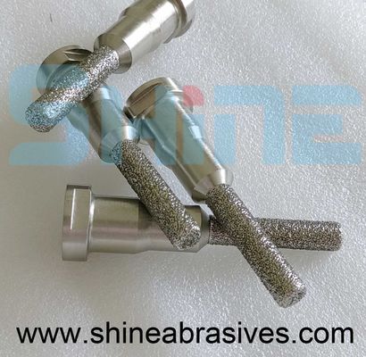 회색 결절성 주철 요업 홀을 위한 전기 도금하는 다이아몬드 연마 포인트는 굴착 비트를 봤습니다