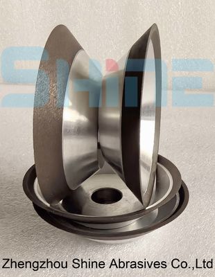 12V9 컵 모양 樹脂 결합 다이아몬드 회전 톱니 블레이드를 위한 밀링 휠