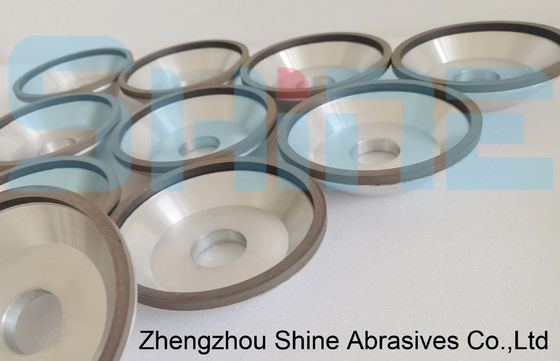 12A2/45° 탄화탄소 끝의 도구를 깎는 거미 결합 다이아몬드 바퀴