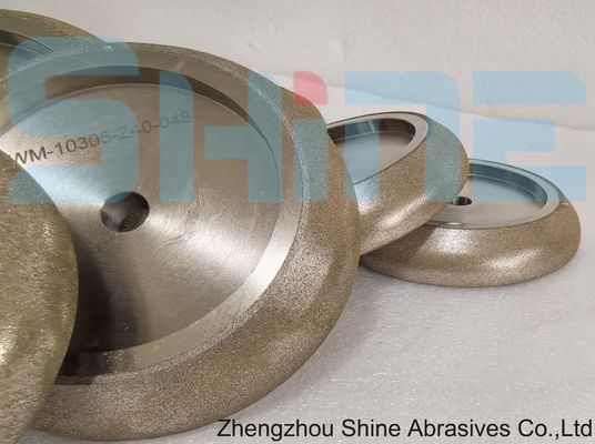 고연금 띠톱을 날카롭게 하기 위한 전자기 접착된 CBN 프로필 밀링 휠