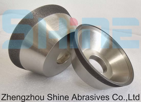 75mm 11V9 樹脂 결합 CBN / 다이아몬드 밀링 휠 CNC 도구 밀링