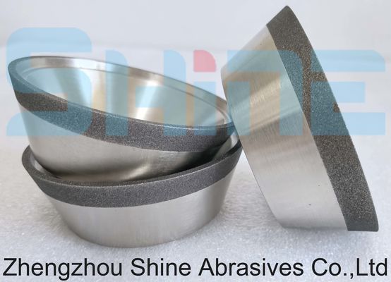 100mm 11V9 樹脂 결합 CBN / 다이아몬드 밀링 휠 CNC 도구 밀링