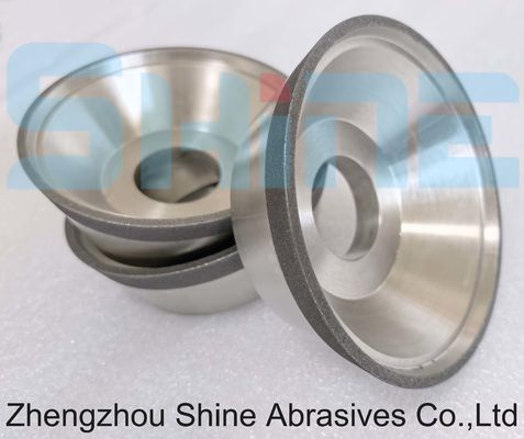 100mm 11V9 樹脂 결합 CBN / 다이아몬드 밀링 휠 CNC 도구 밀링