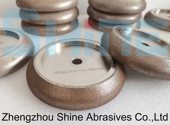 5" 10/30 ° CBN 밴드 시어 셔퍼 목재를 위한 밀링 휠