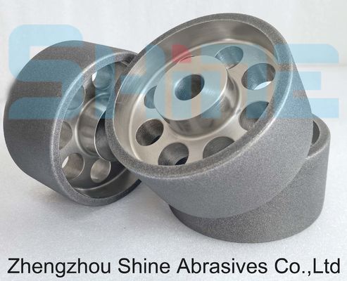 HSS 칼과 재가 닦고 날카롭게 하는 CBN 바퀴