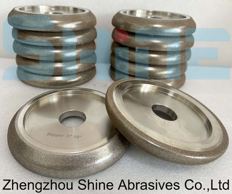 리퍼 37 10° CBN 바퀴 띠 톱 블레이드의 치아 날개
