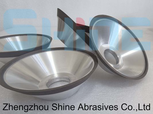 11V9 컵 모양 樹脂 결합 다이아몬드 / CBN 밀링 휠 스테인리스 스틸
