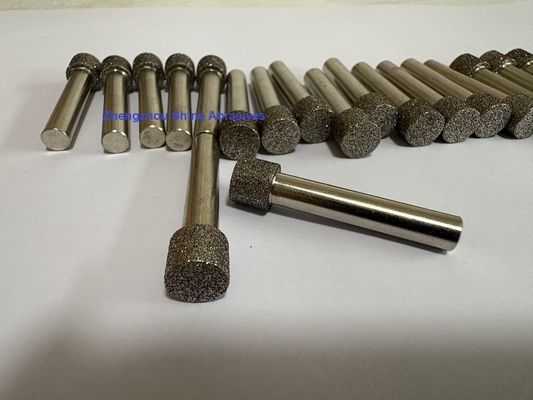 6mm 생크 CBN 전착 마운티드 포인트 (내부 연삭 및 디버링용)