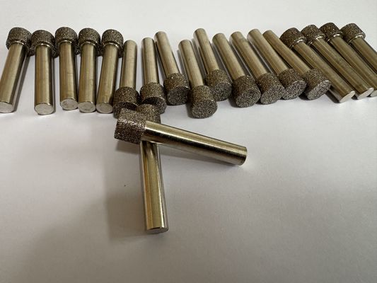 6mm 생크 CBN 전착 마운티드 포인트 (내부 연삭 및 디버링용)