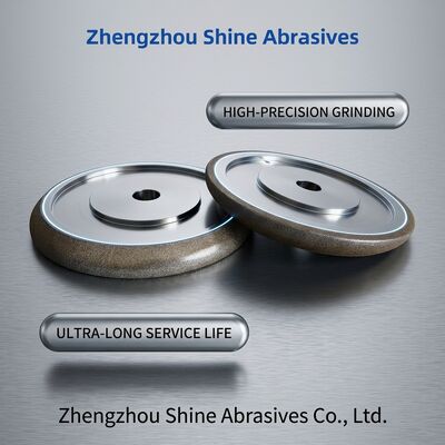 8인치 203mm Wm 10/30 샤프너 전기도금 CBN 연삭 휠 (밴드쏘 날 연마용)