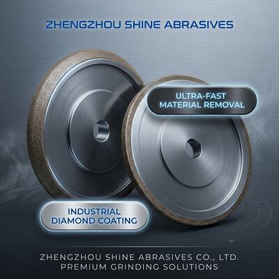 8인치 203mm Wm 10/30 샤프너 전기도금 CBN 연삭 휠 (밴드쏘 날 연마용)
