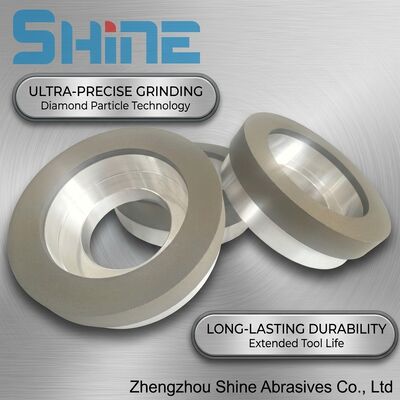 합성물 결합 6A2 다이아몬드 컵 바퀴 고체 탄화물 재료를 깎는 데