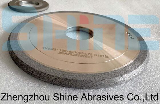 고속도강(HSS) 연삭용 레진 본드 CBN 연삭 휠 1A1 타입 150mm 직경 고효율 긴 수명