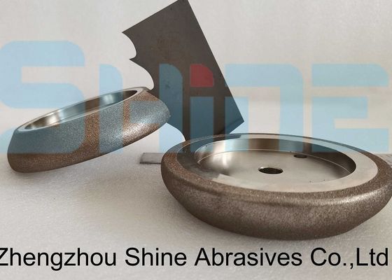 127x25.4x12.7mm CBN 선도 바퀴 1' 간격 밴드 자루