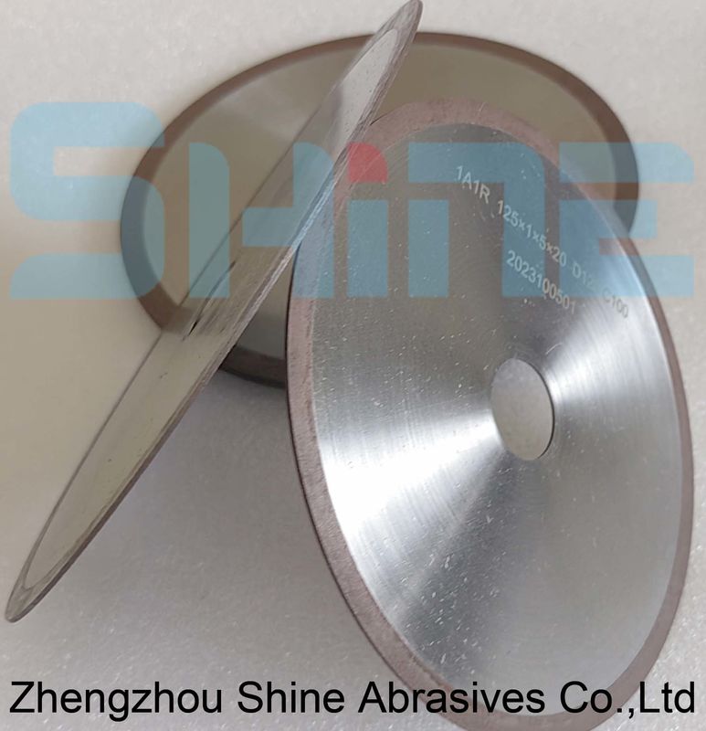 고체 탄화물 물질을 위한 합금 결합 1A1R 다이아몬드 절단 바퀴