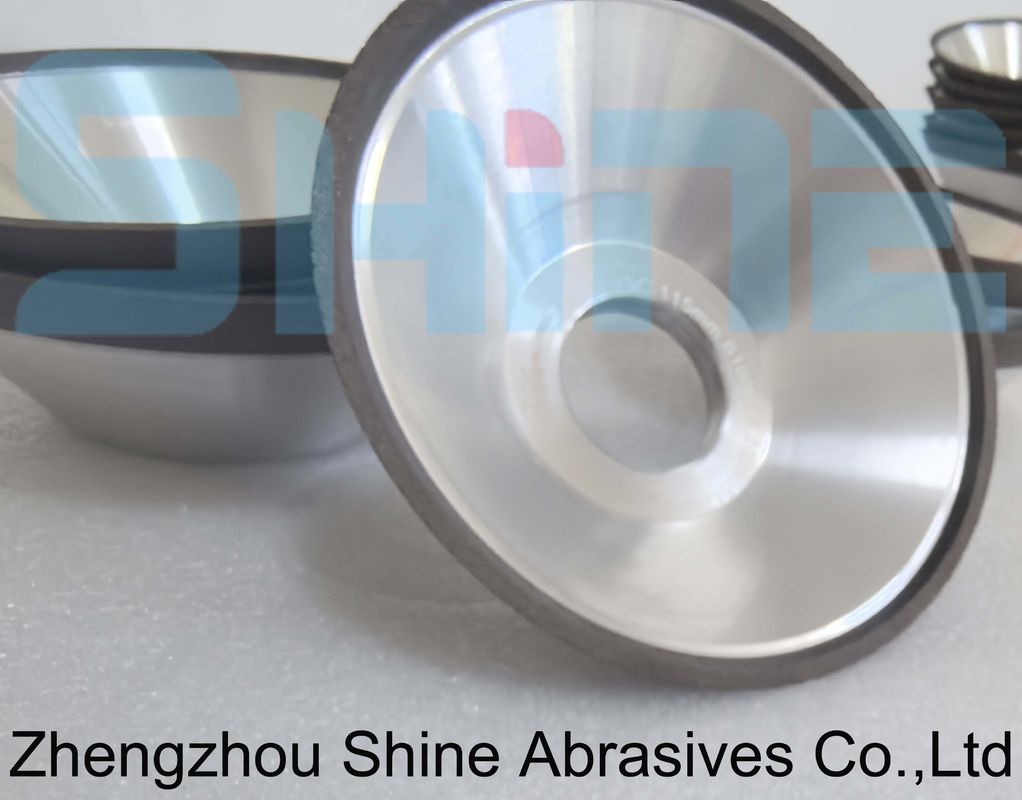 11V9 컵 모양 樹脂 결합 다이아몬드 / CBN 밀링 휠 스테인리스 스틸