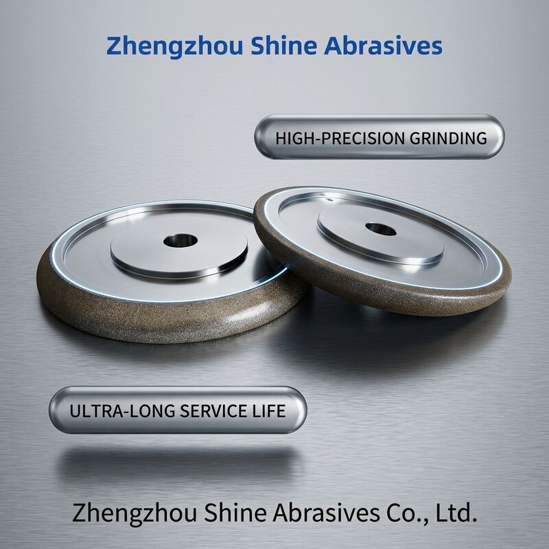 8인치 203mm Wm 10/30 샤프너 전기도금 CBN 연삭 휠 (밴드쏘 날 연마용)