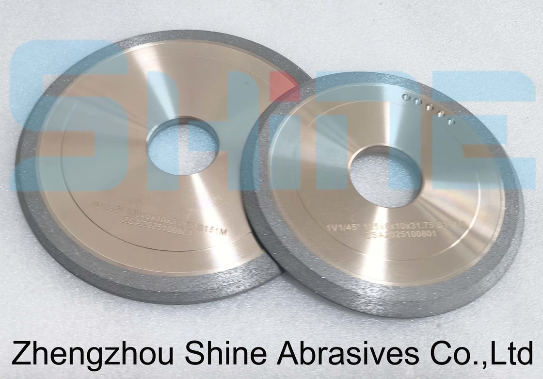 텅스텐 카바이드 및 HSS 공구 플루팅 연삭용 하이브리드 본드 CBN 휠