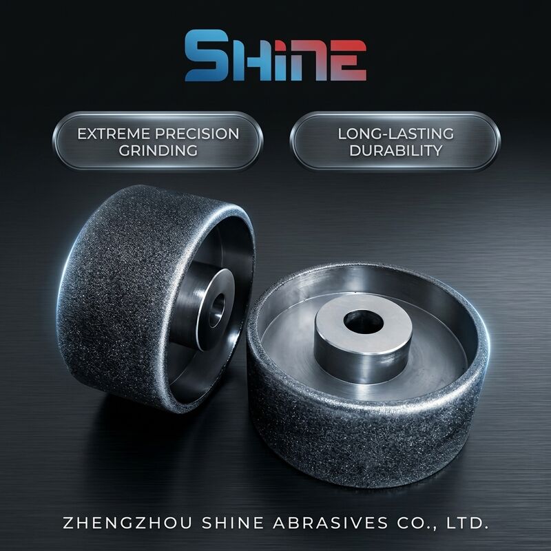 목재 HSS 칼 깎기 및 날카롭게 하는 전압화 CBN 바퀴