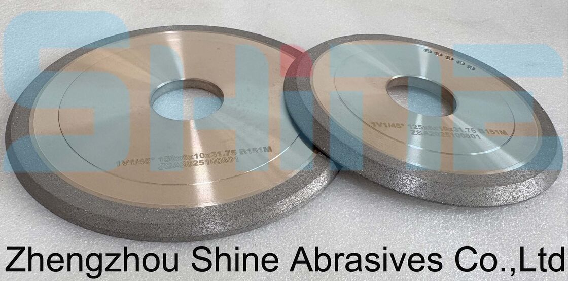 14F1 Metal Bond Diamond Grinding Wheel 200mm D181 for Glass Pencil Edging Continuous Production