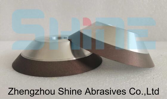 11V9 레진 결합 다이아몬드 타퍼 컵 밀링 휠 100mm Grit 100 For PCD PCBN