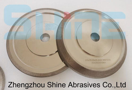 203mm 8 인치 전압 CBN 밴드 톱 날개 휠 다양한 크기의 자갈